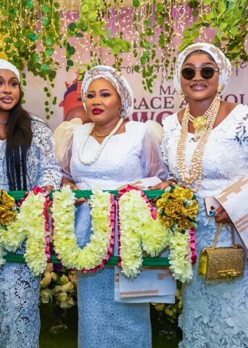 Mercy Aigbe Buries Mum, Shuts Down Lagos As Celebrities Storm Her Party (Photos)